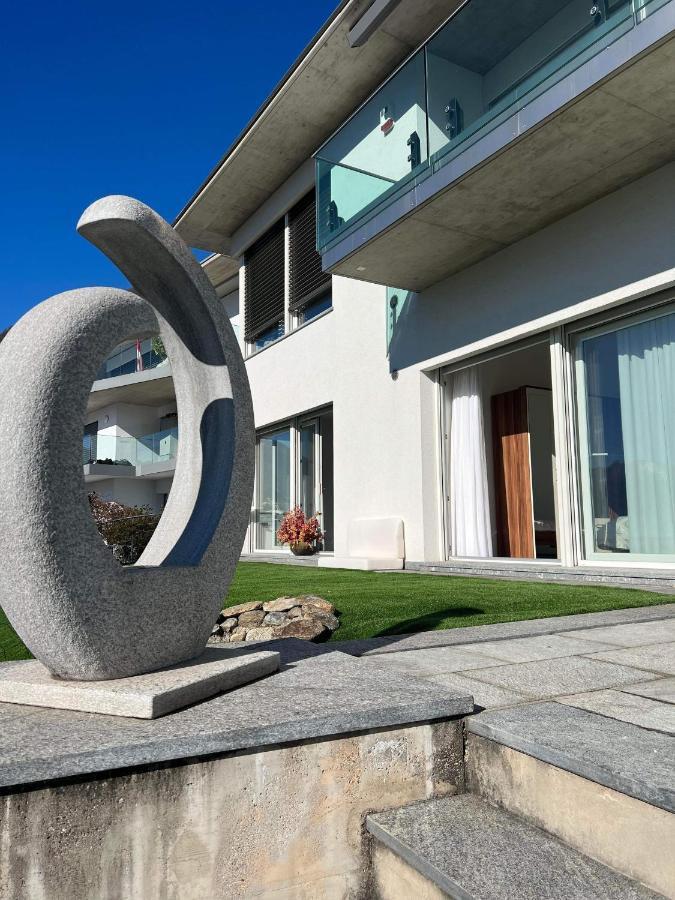 Moderno Bilocale Vista Lago Maggiore Gordola Exterior foto